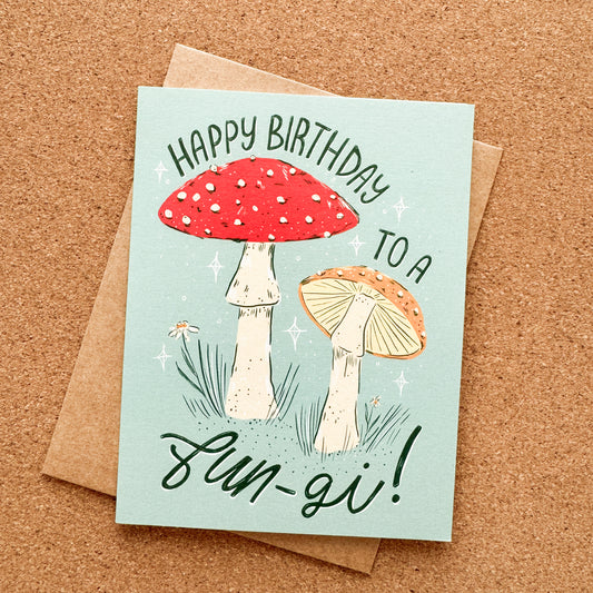Fun-Gi Birthday Card