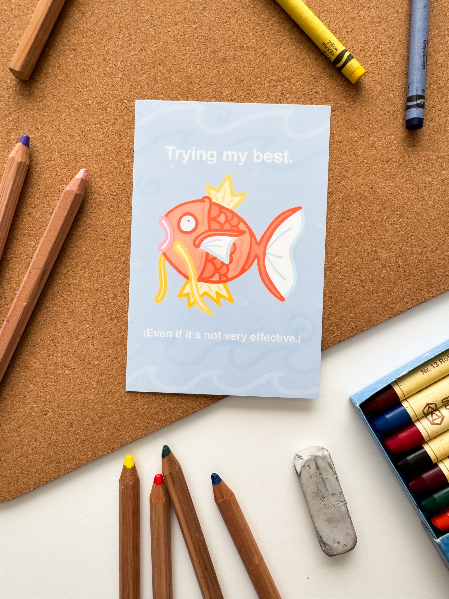 Not Very Effective Postcard