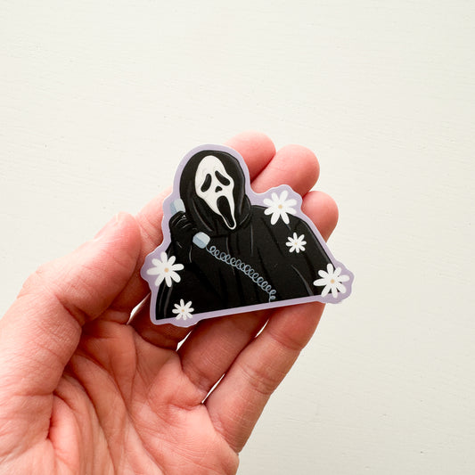 Scream Ghost Sticker