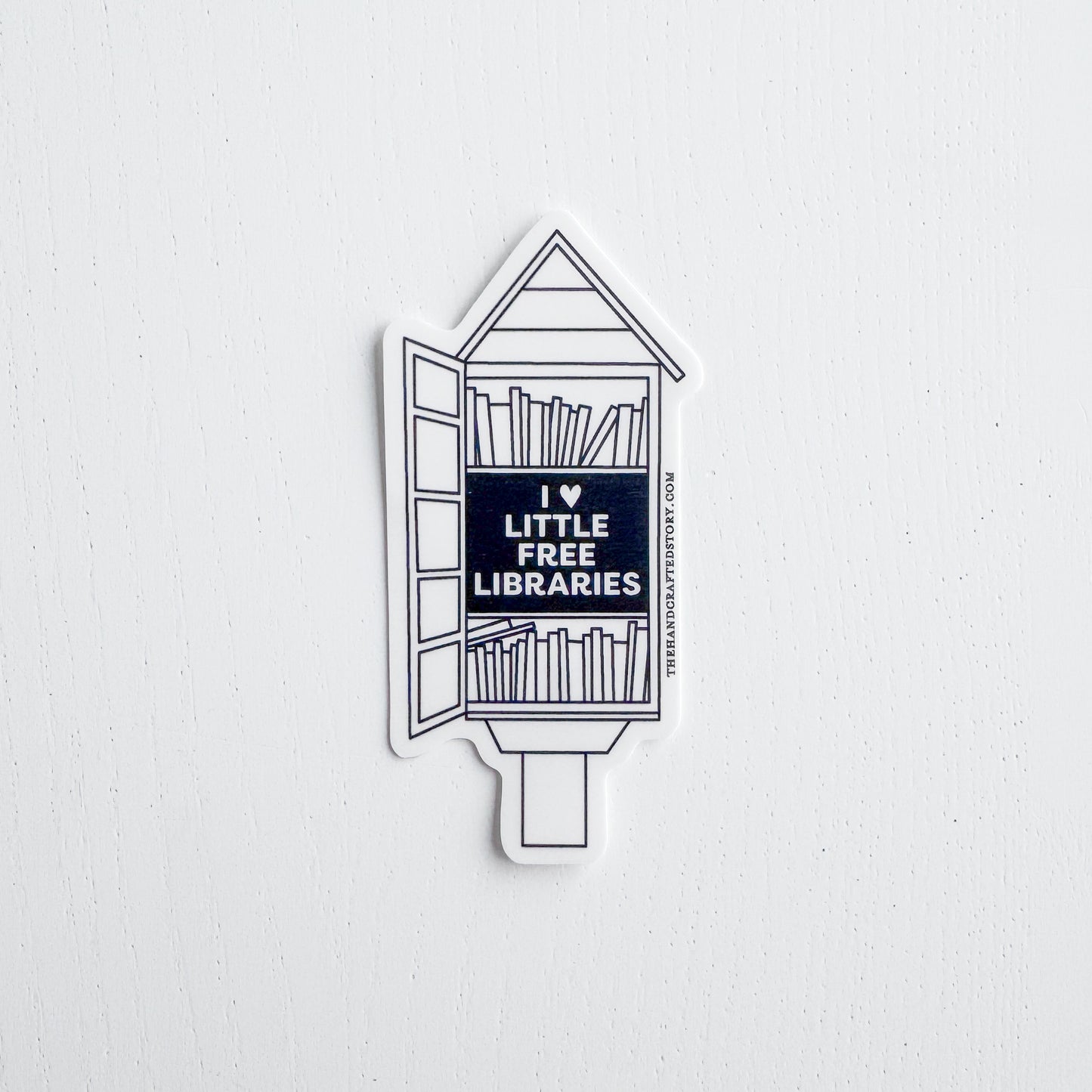I Heart Little Free Libraries Sticker