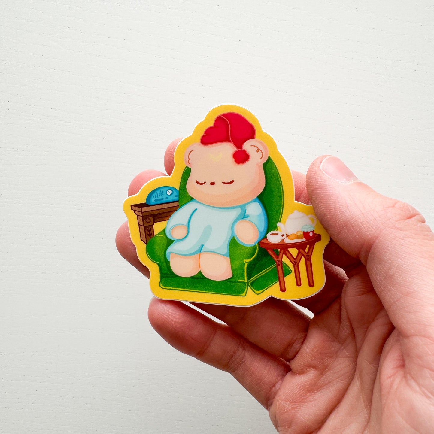 Sleepytime Tea Pluto Sticker