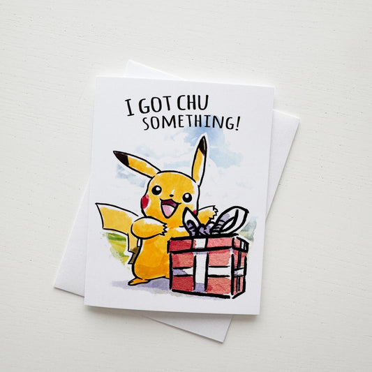 I Got Chu Electric Birthday Card