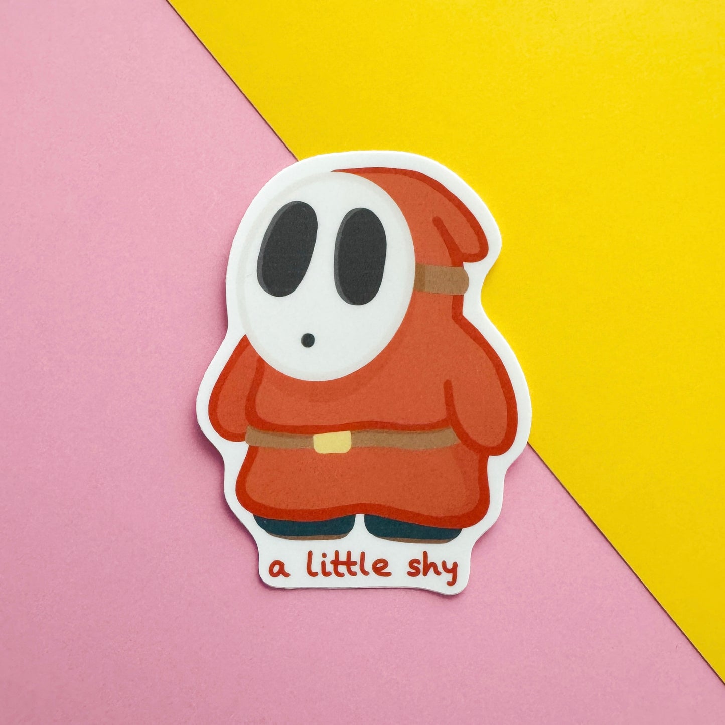 A Little Shy Sticker