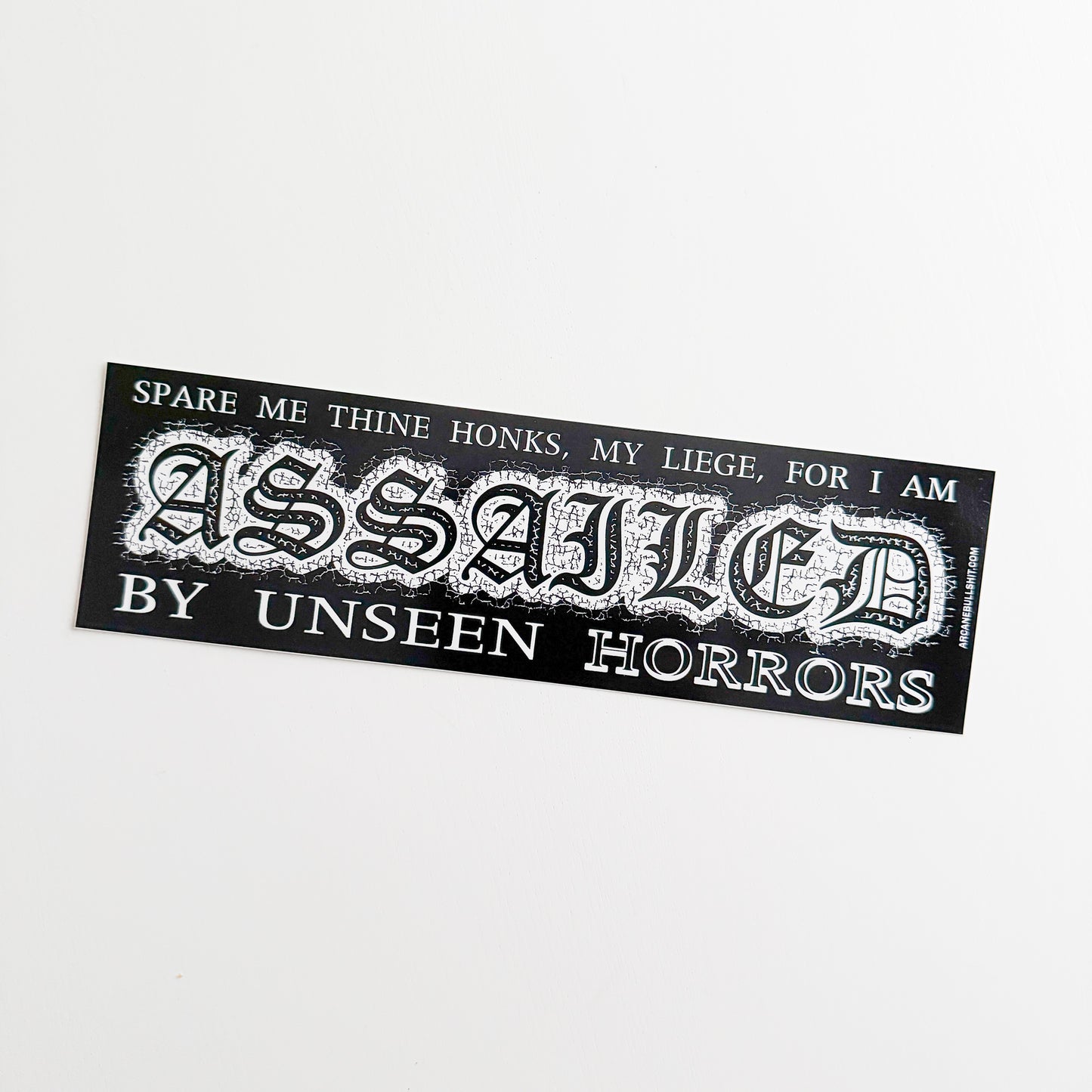 Assailed Bumper Sticker