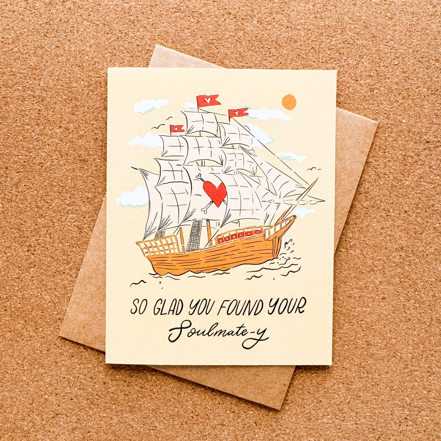 Soulmate-y Wedding Card