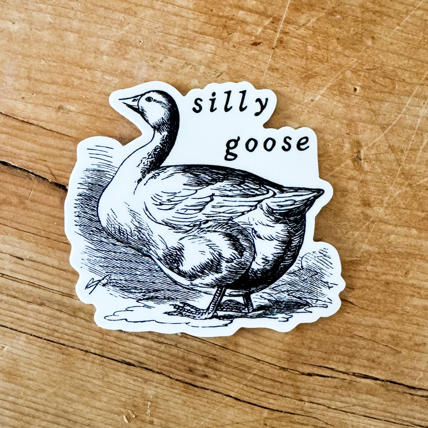 Silly Goose Vinyl Sticker