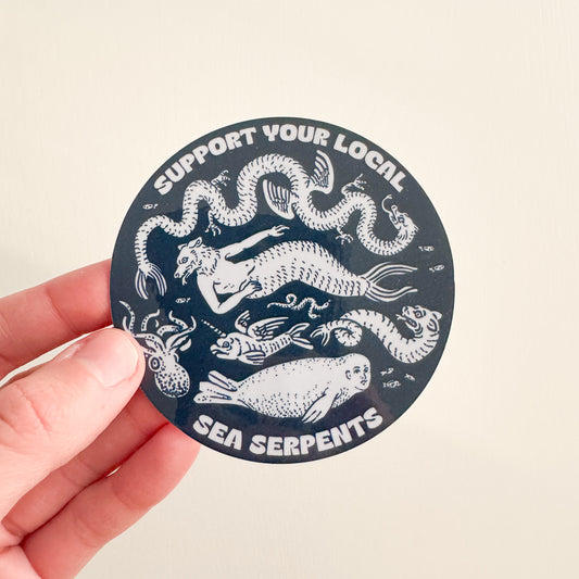 Support Sea Serpents Sticker