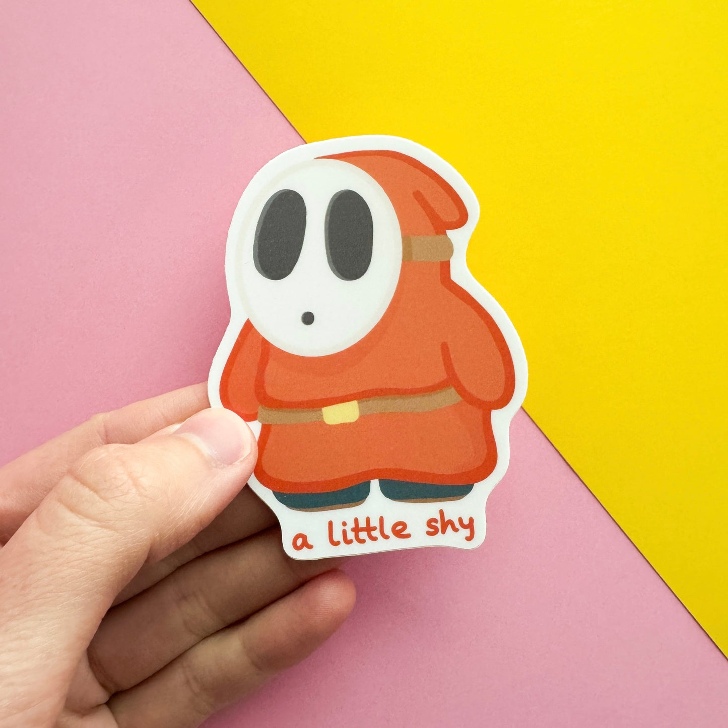 A Little Shy Sticker