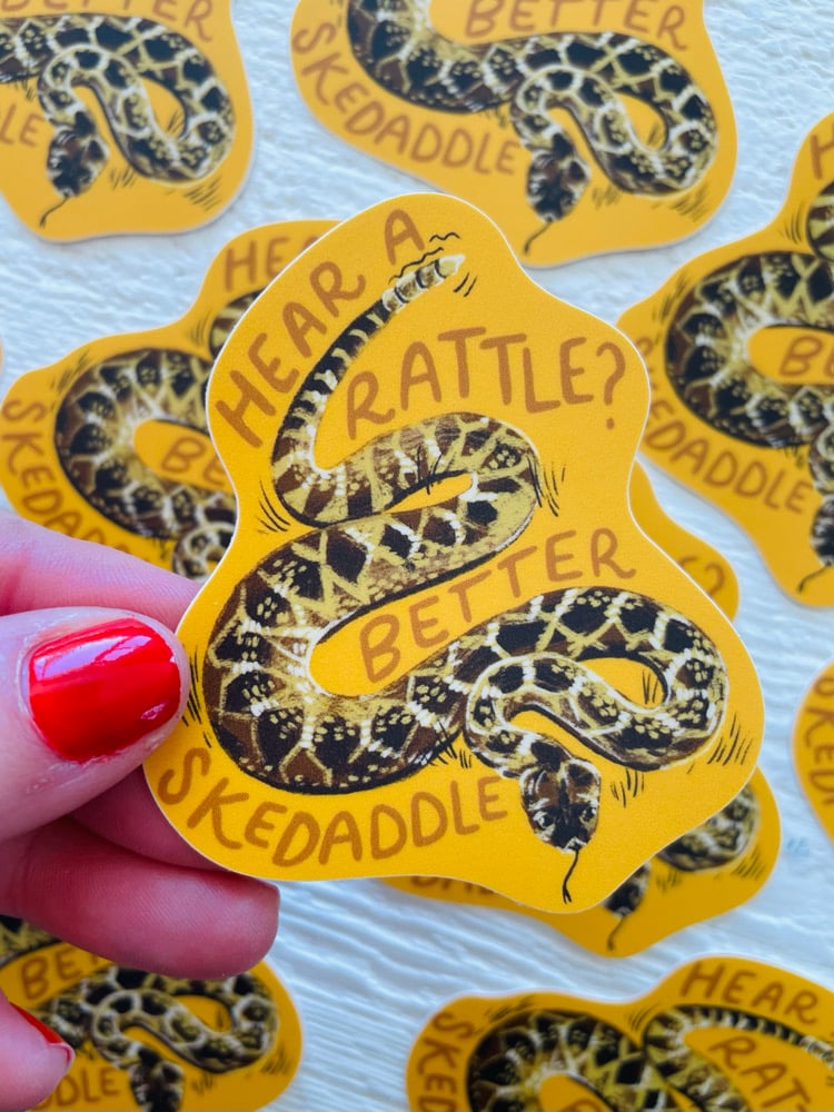 Massassauga Rattle Snake Sticker