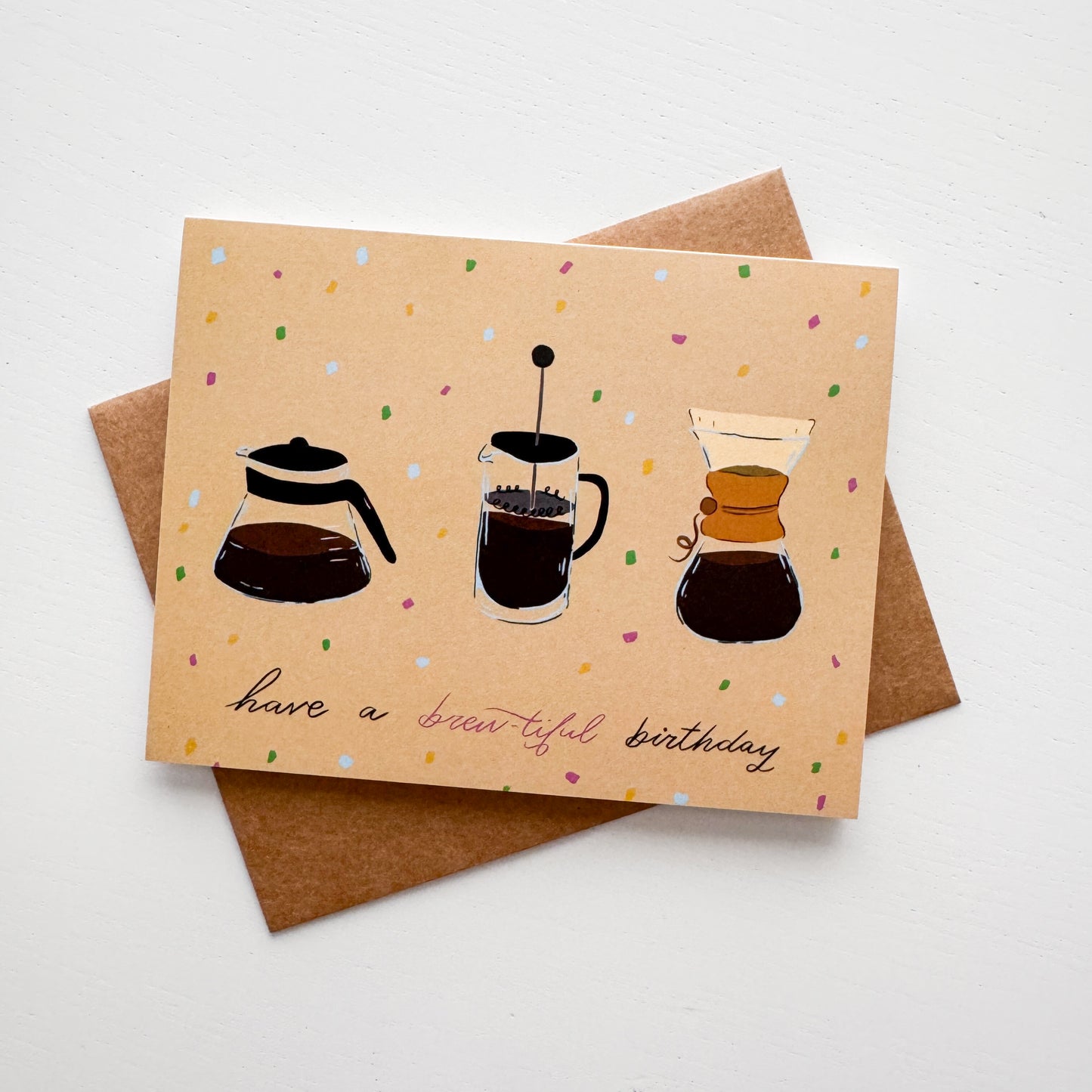Brew-tiful Birthday Card