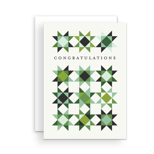 Congratulations Quilt Block Card