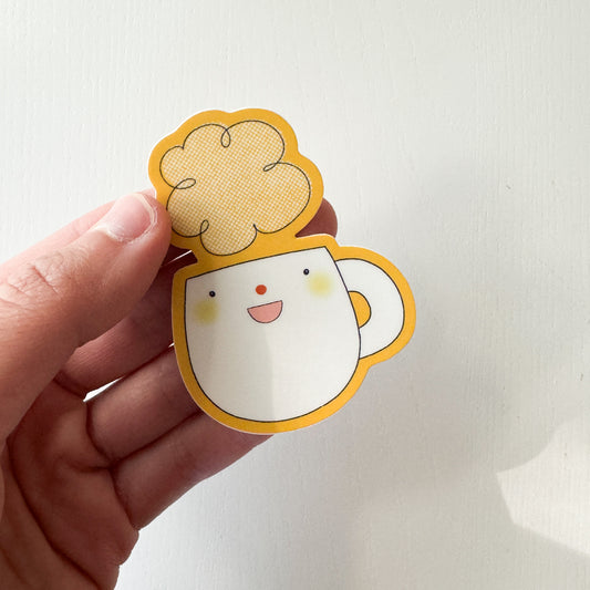 Steamy Mug Sticker