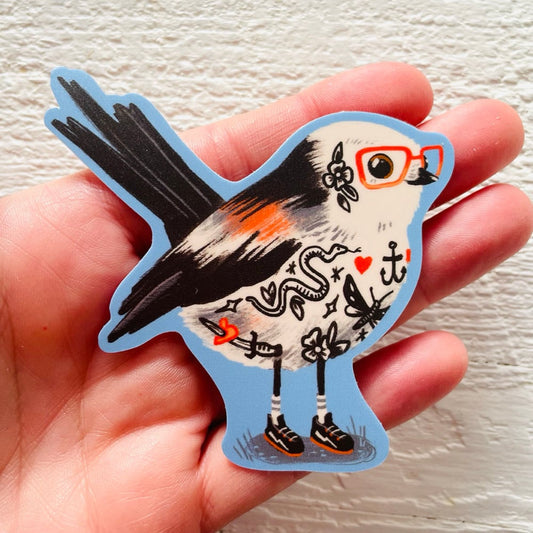 Long Tailed Tit Sticker