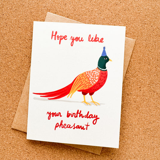 Birthday Pheasant Card