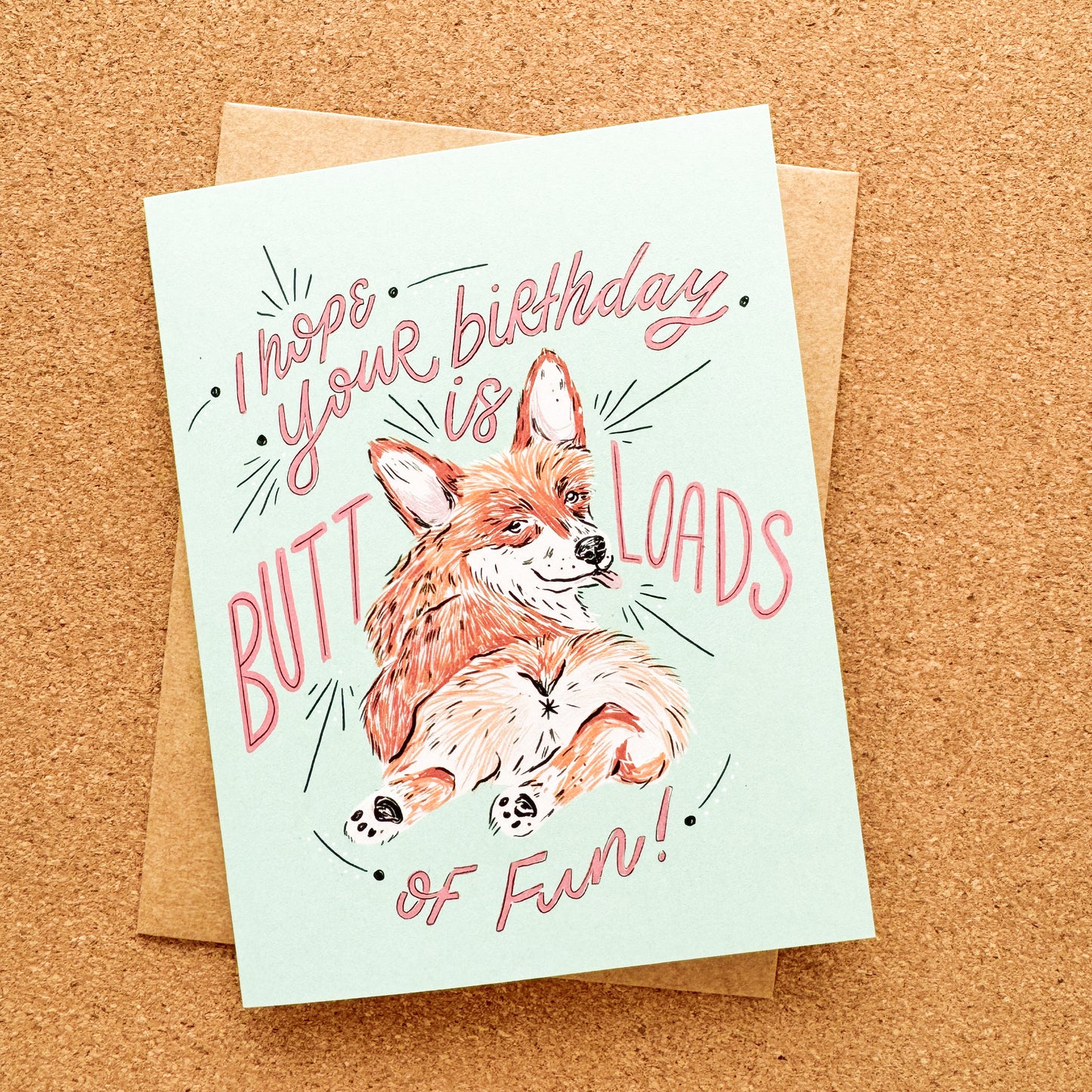 Corgi Birthday Card