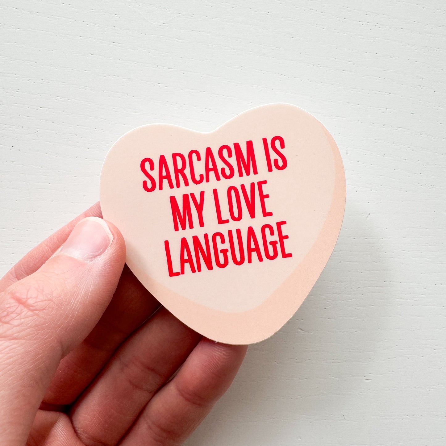 Sarcasm Love Language Sticker