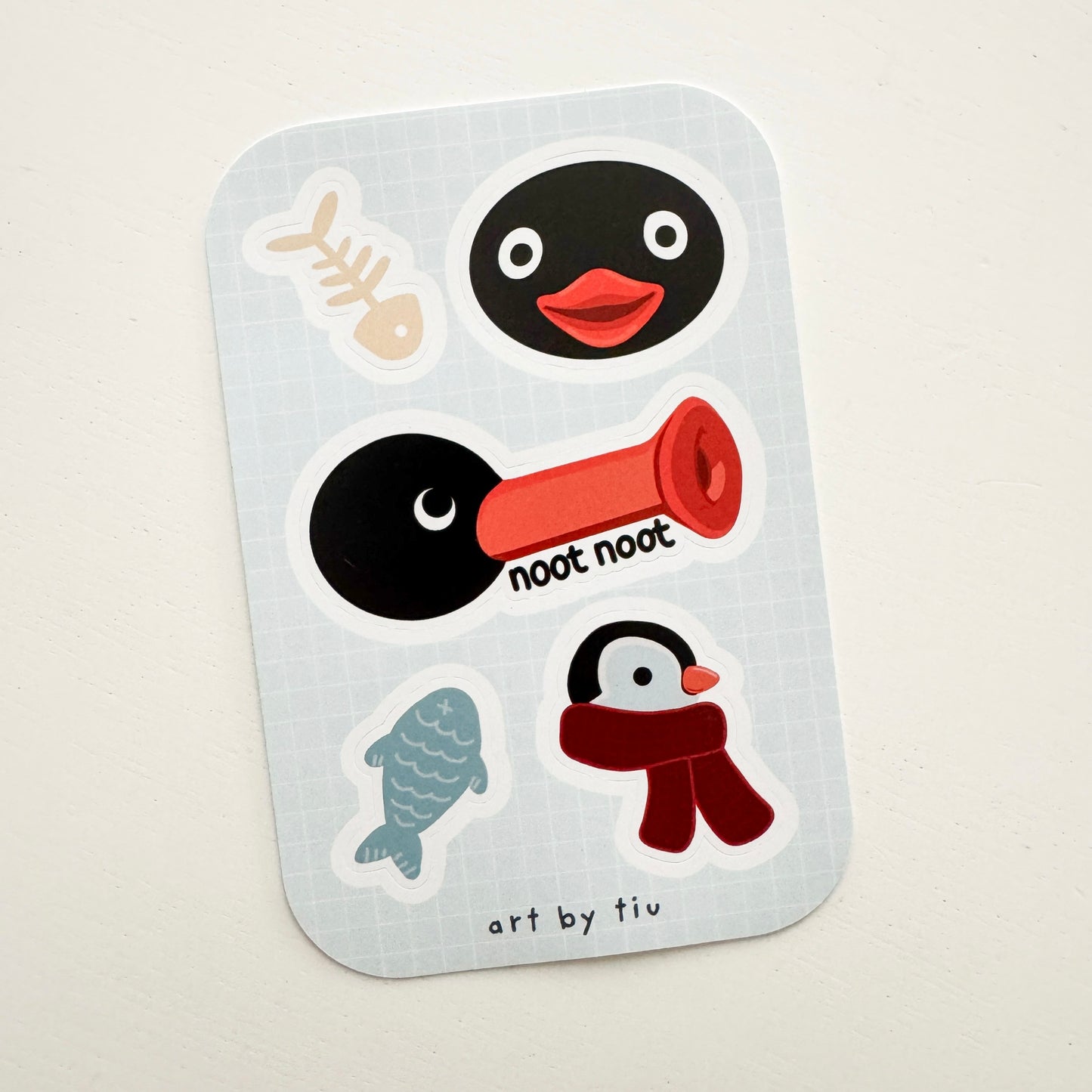 Penguin Vinyl Sticker Sheet