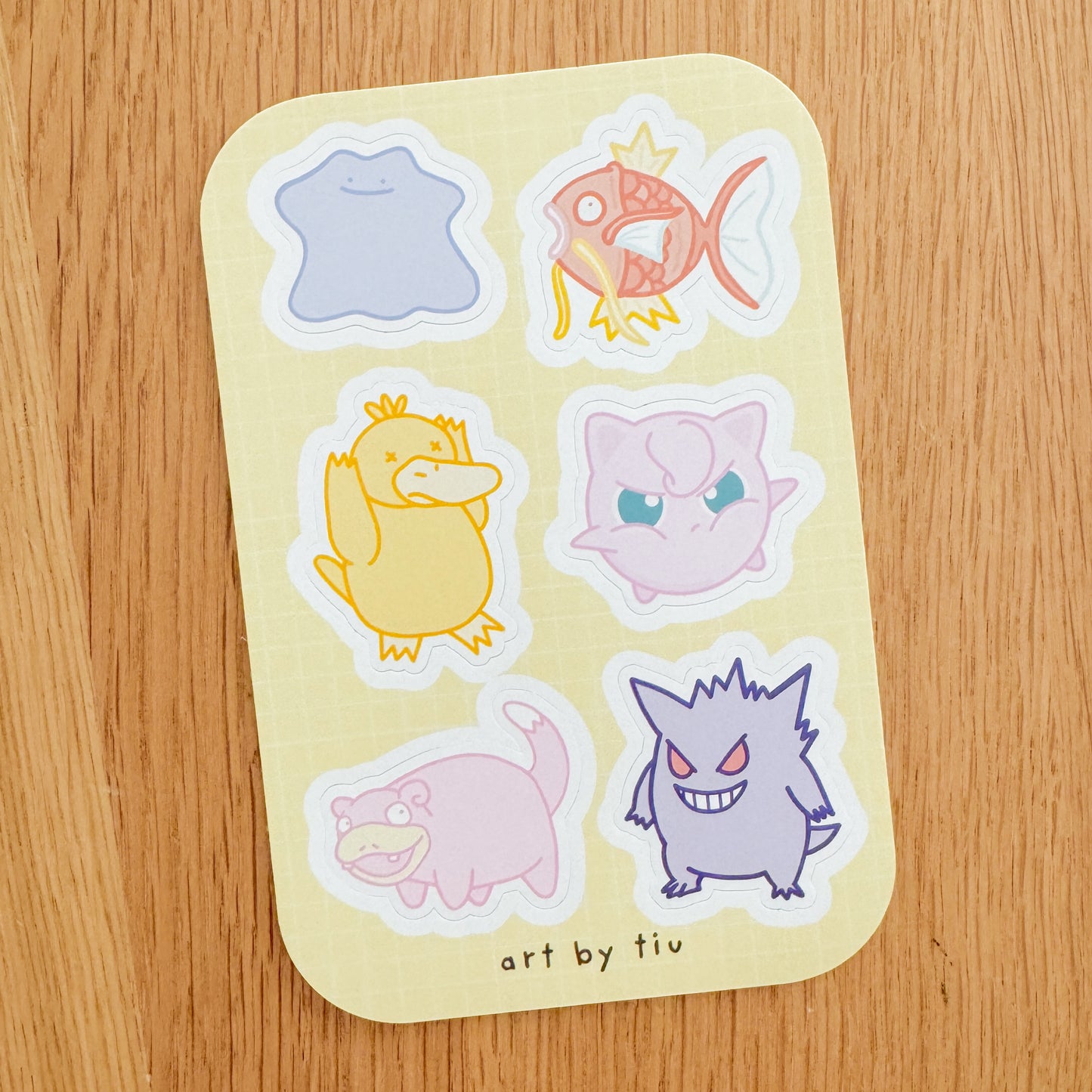 Pocket Pals 4x6 Vinyl Sticker Sheet