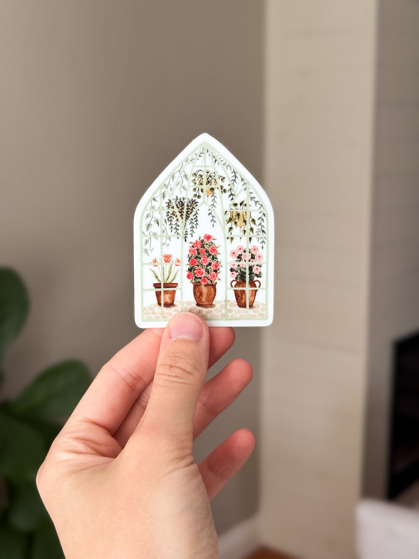 Flower Greenhouse Sticker