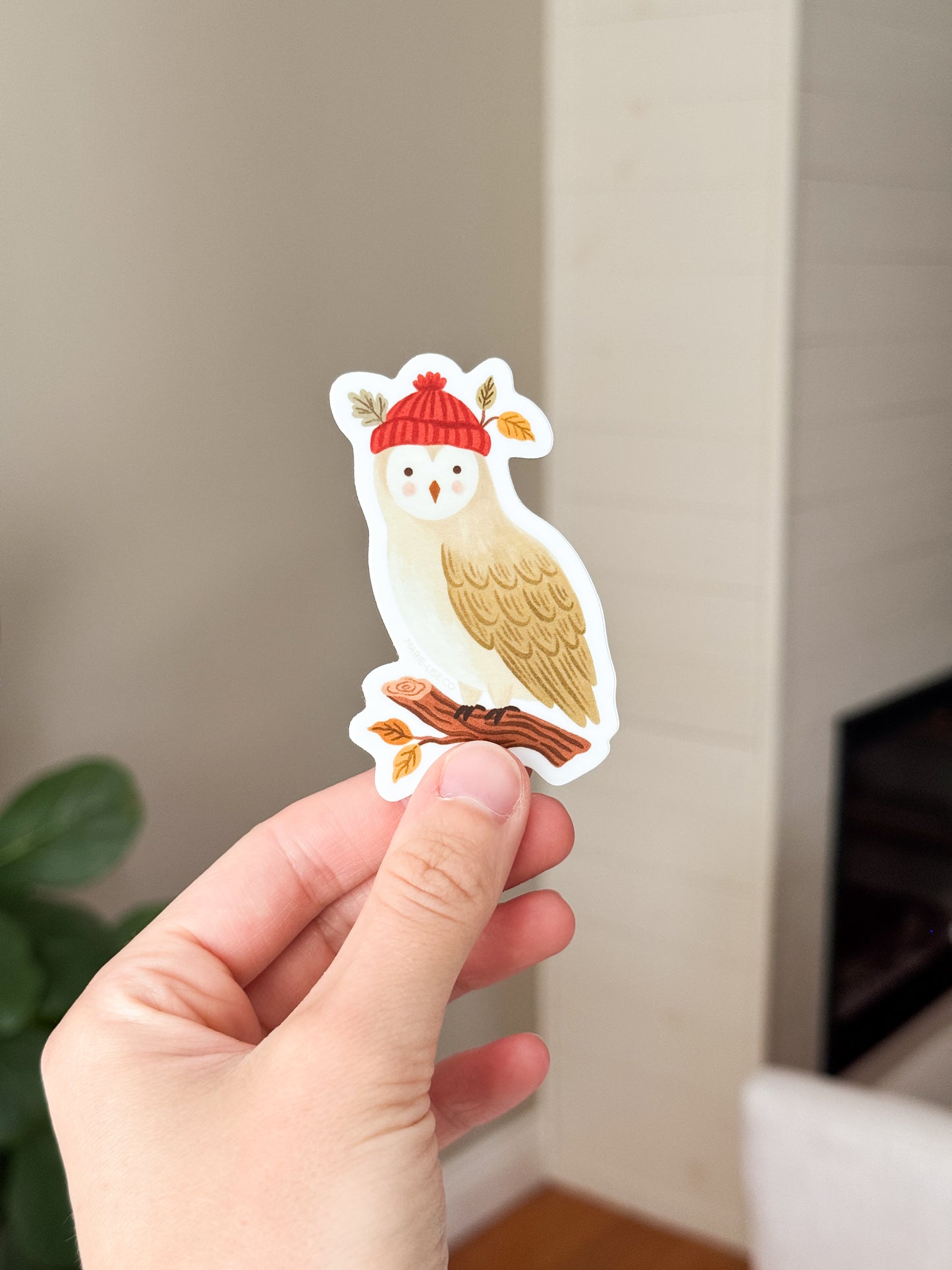Autumn Owl Sticker