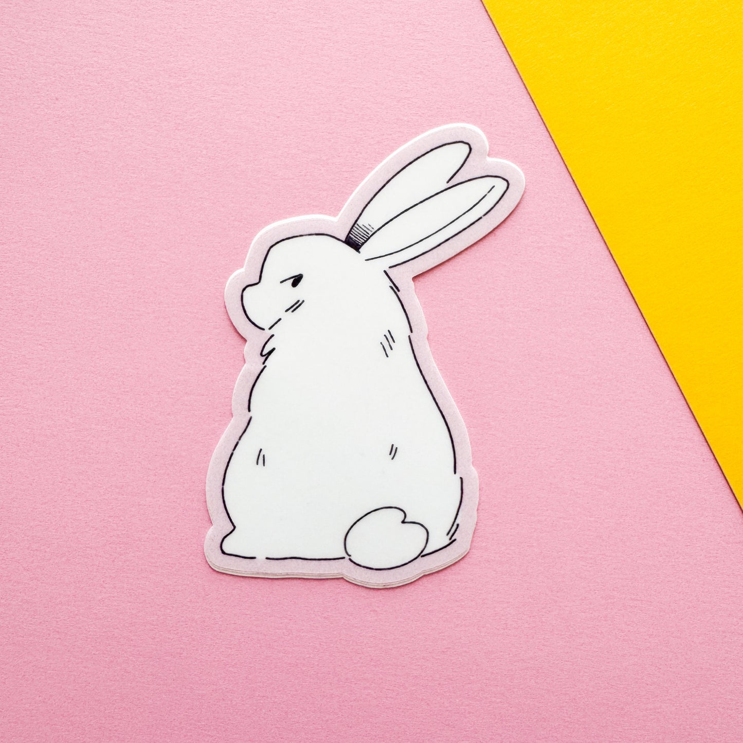 Grumpy Bunny Sticker