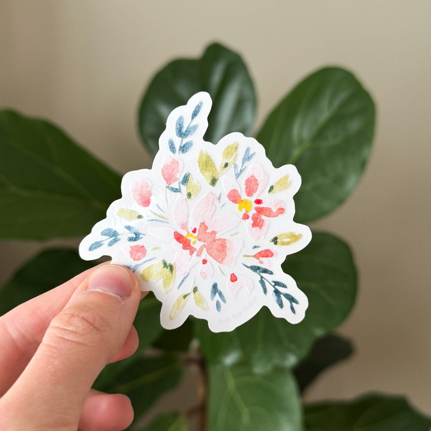 Watercolour Bouquet Sticker
