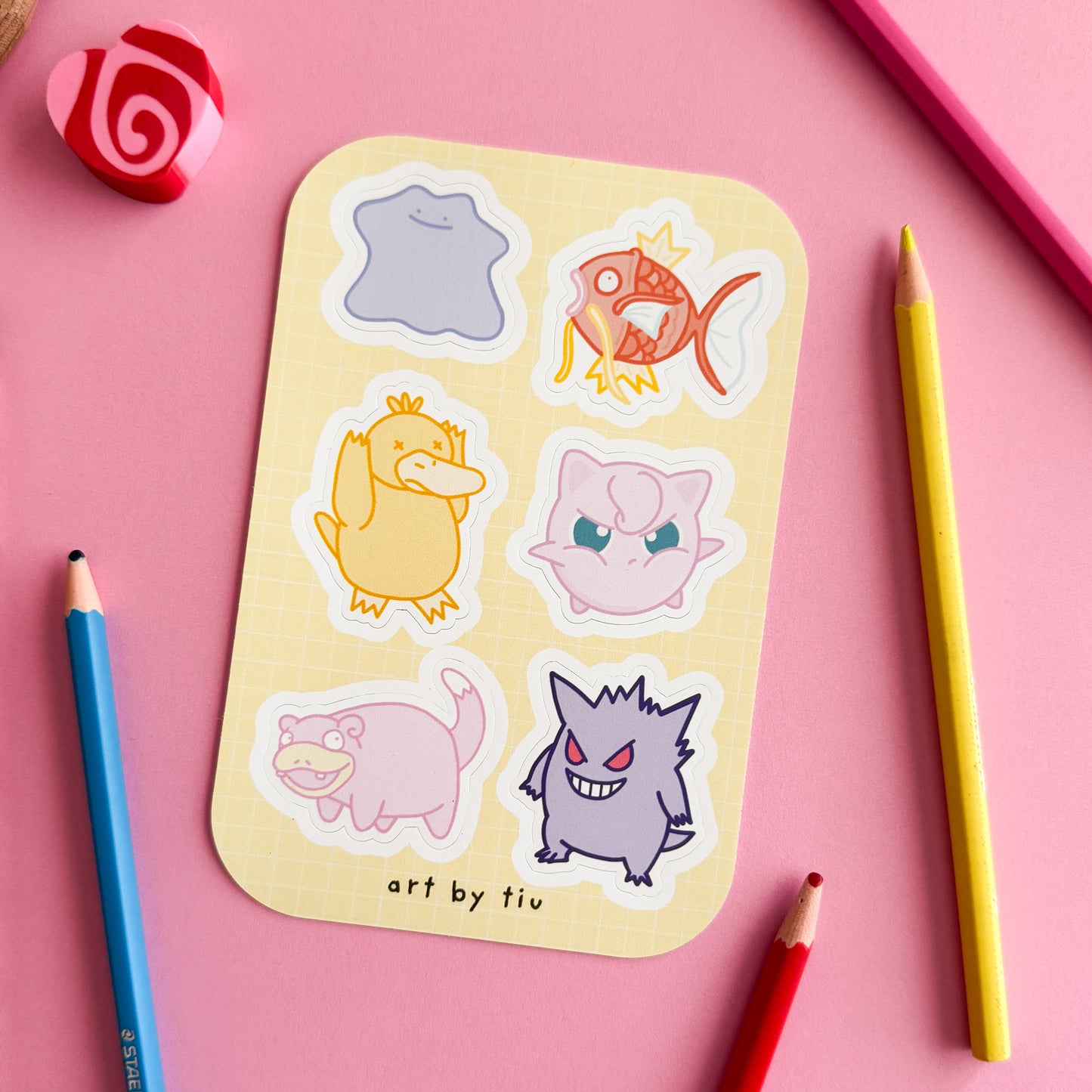 Pocket Pals Vinyl Sticker Sheet