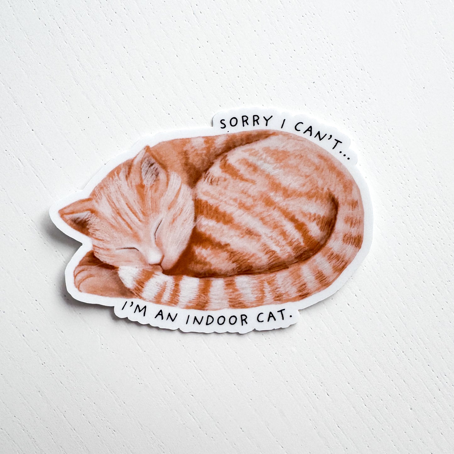 Indoor Cat Sticker