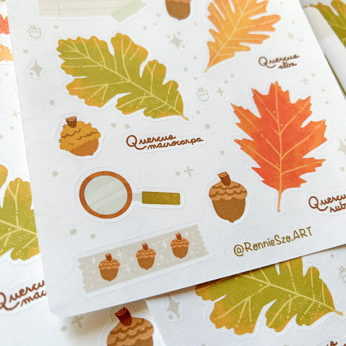 Oaks in Ontario Paper Sticker Sheet