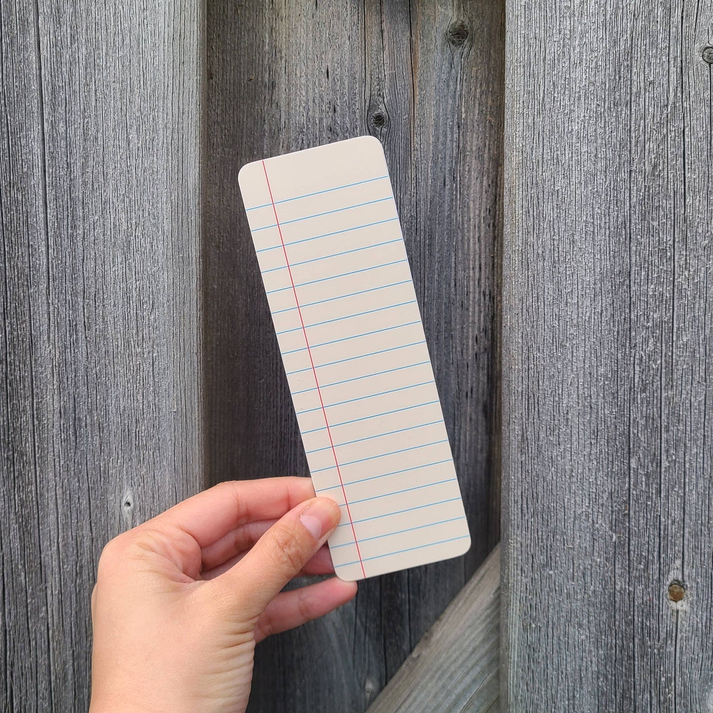Lined Paper Bookmark