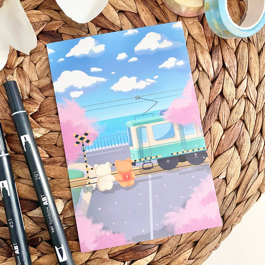 Cherry Blossom Viewing Print 4" x 6"