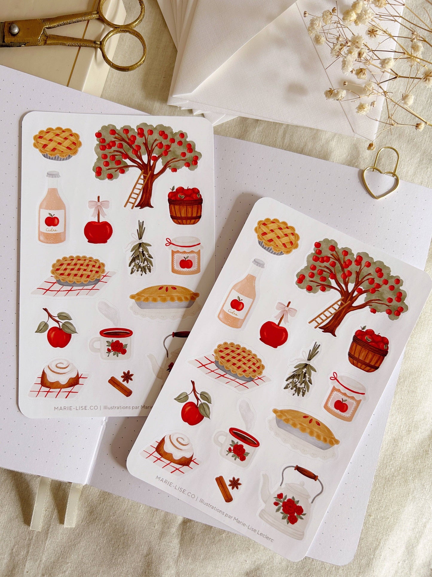 Apple Season Sticker Sheet