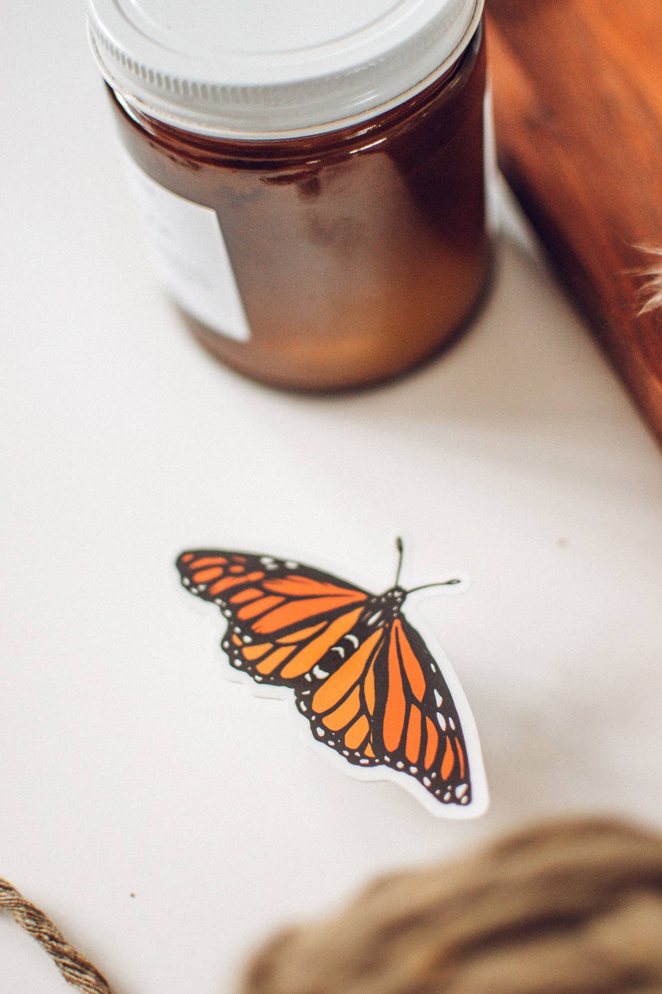 Monarch Butterfly Sticker
