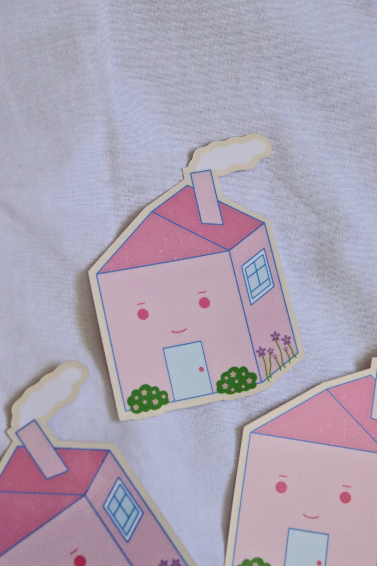Happy Home Glossy Sticker