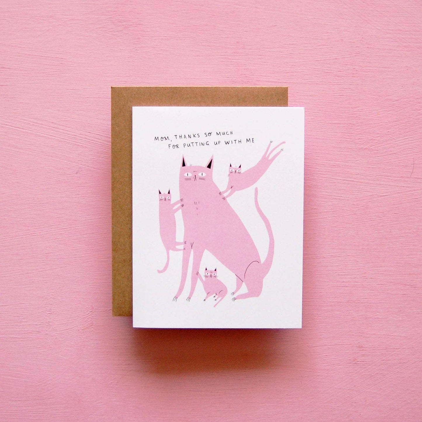 Patient Cat Mother's Day Card