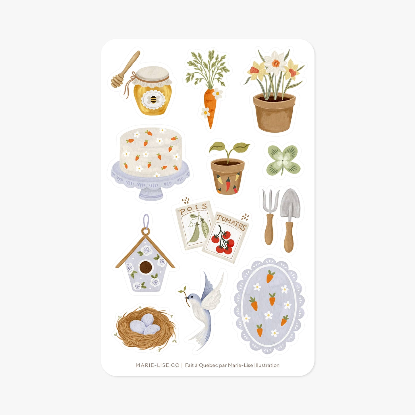 Garden Passion Sticker Sheet