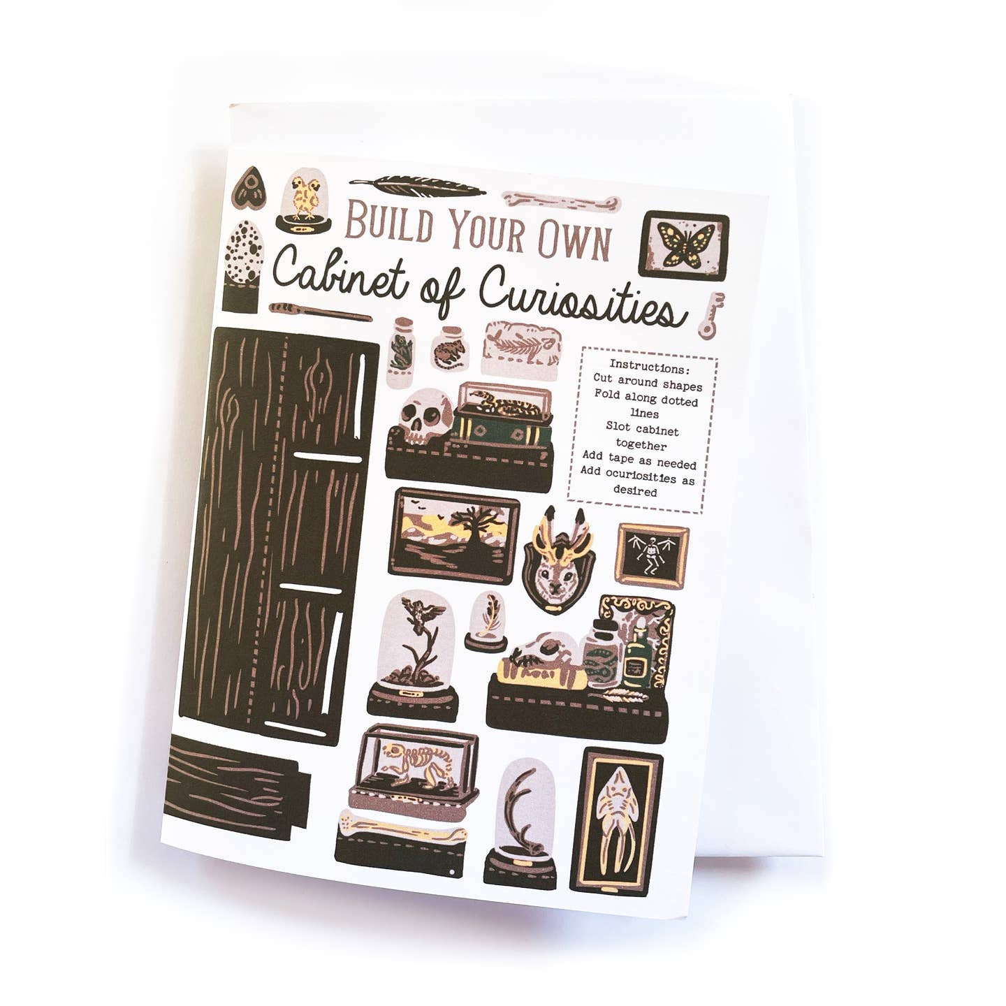 Build your own Cabinet of Curiosities Greeting Card