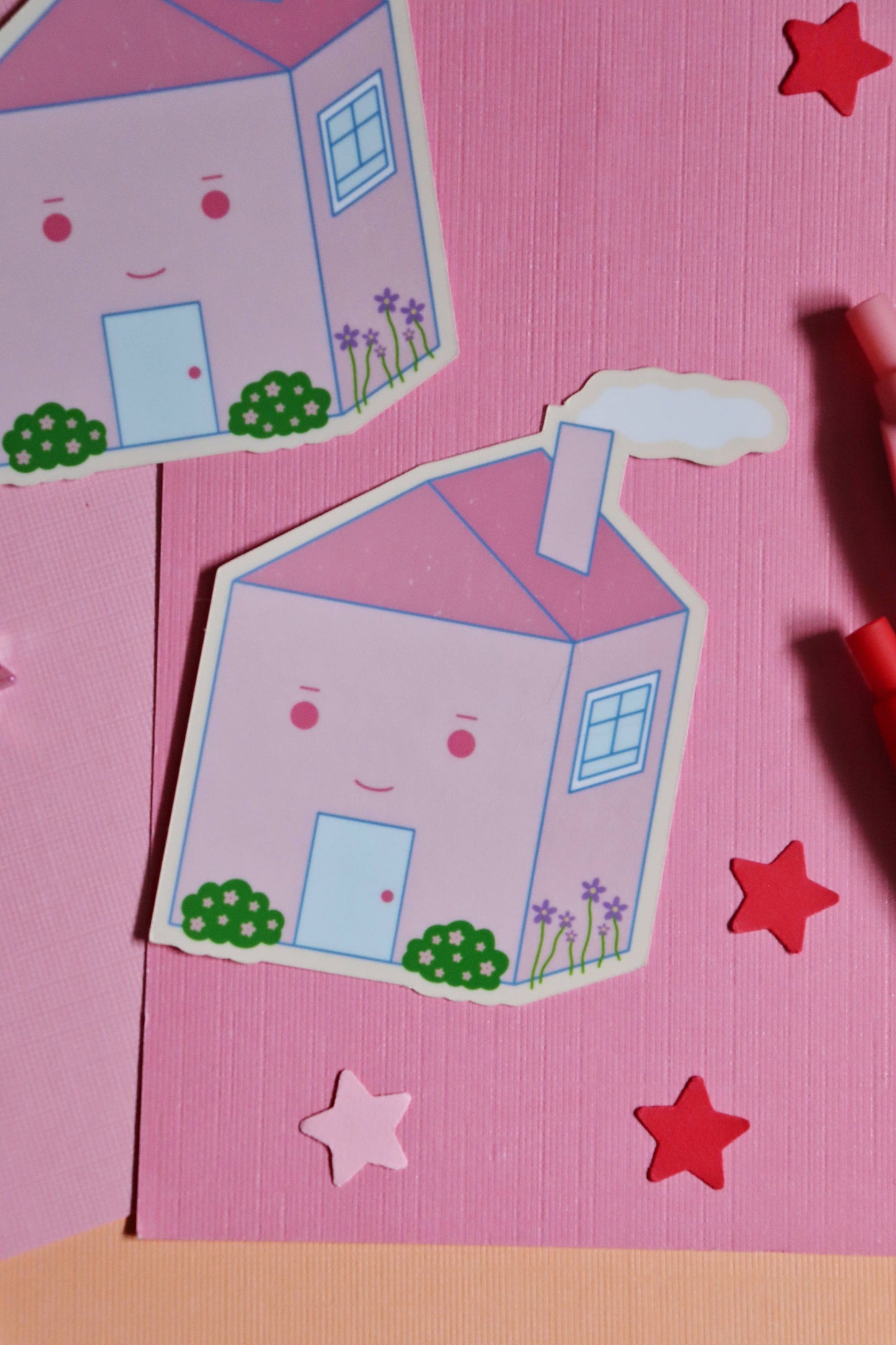 Happy Home Glossy Sticker