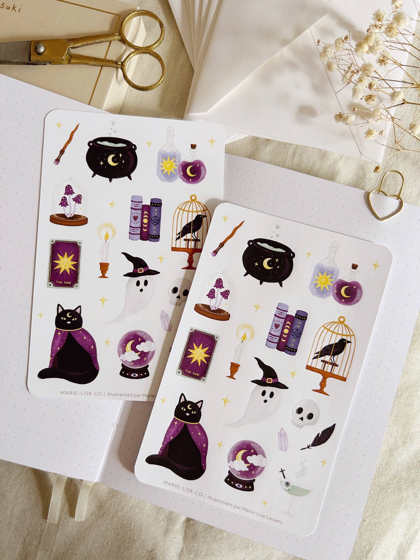 Spooky Sticker Sheet