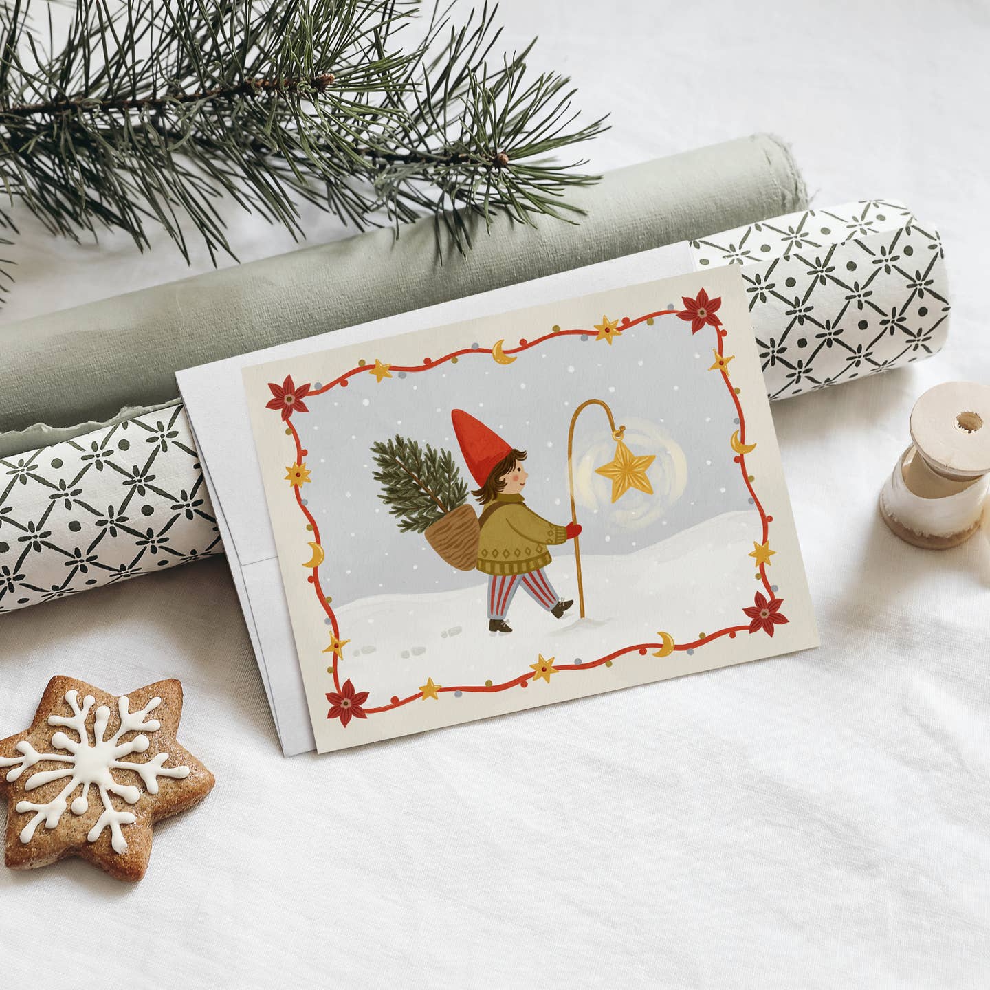 Little Tomten Greeting Card