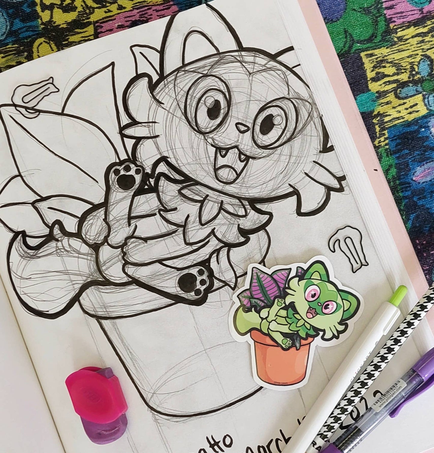 Sprigatito Fanart Sticker