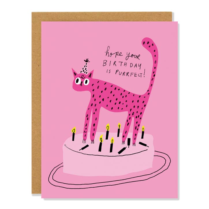 Purrfect Birthday Greeting Card