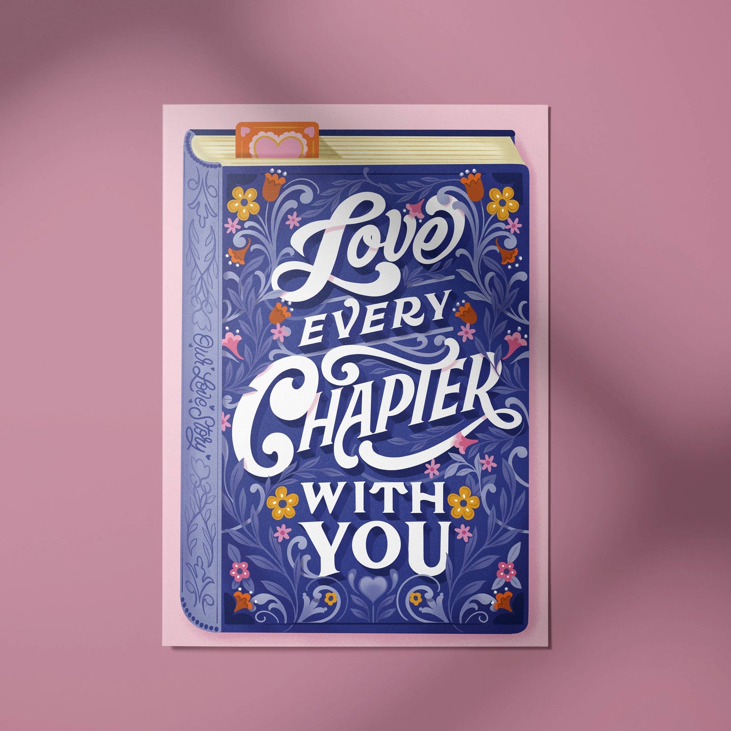 Love Every Chapter with You Greeting Card