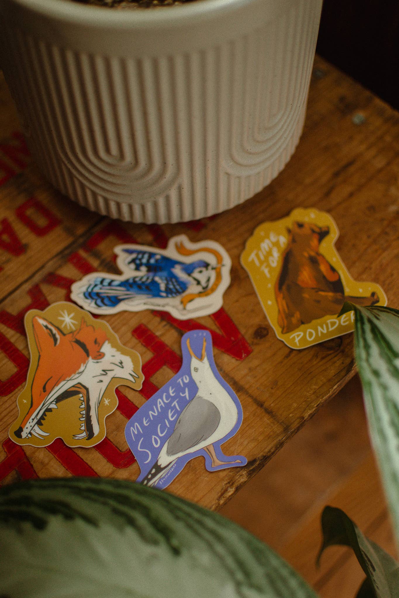 Blue Jay Jerk Sticker Sticker