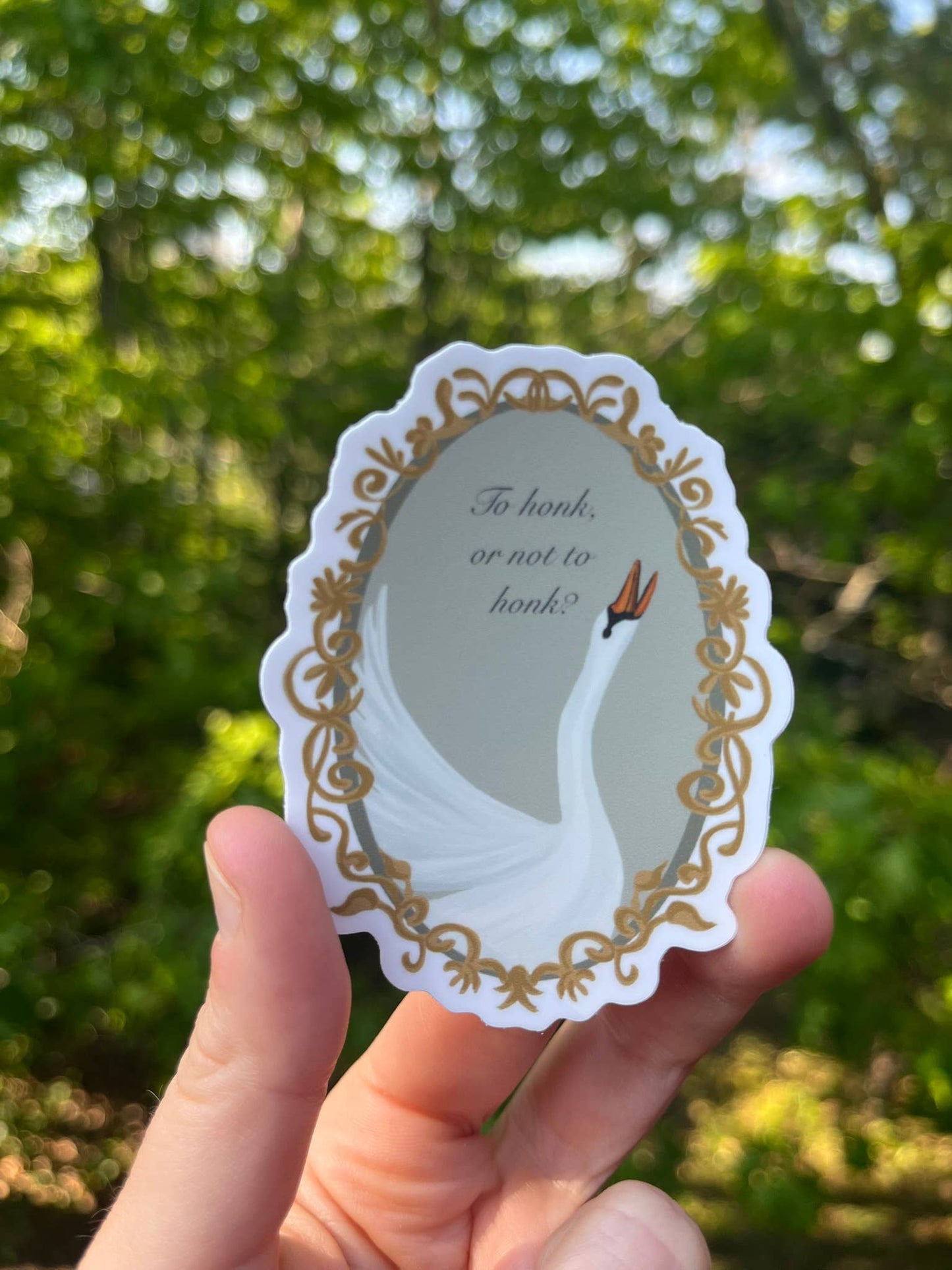 Shakespeare Swan Hamlet Sticker