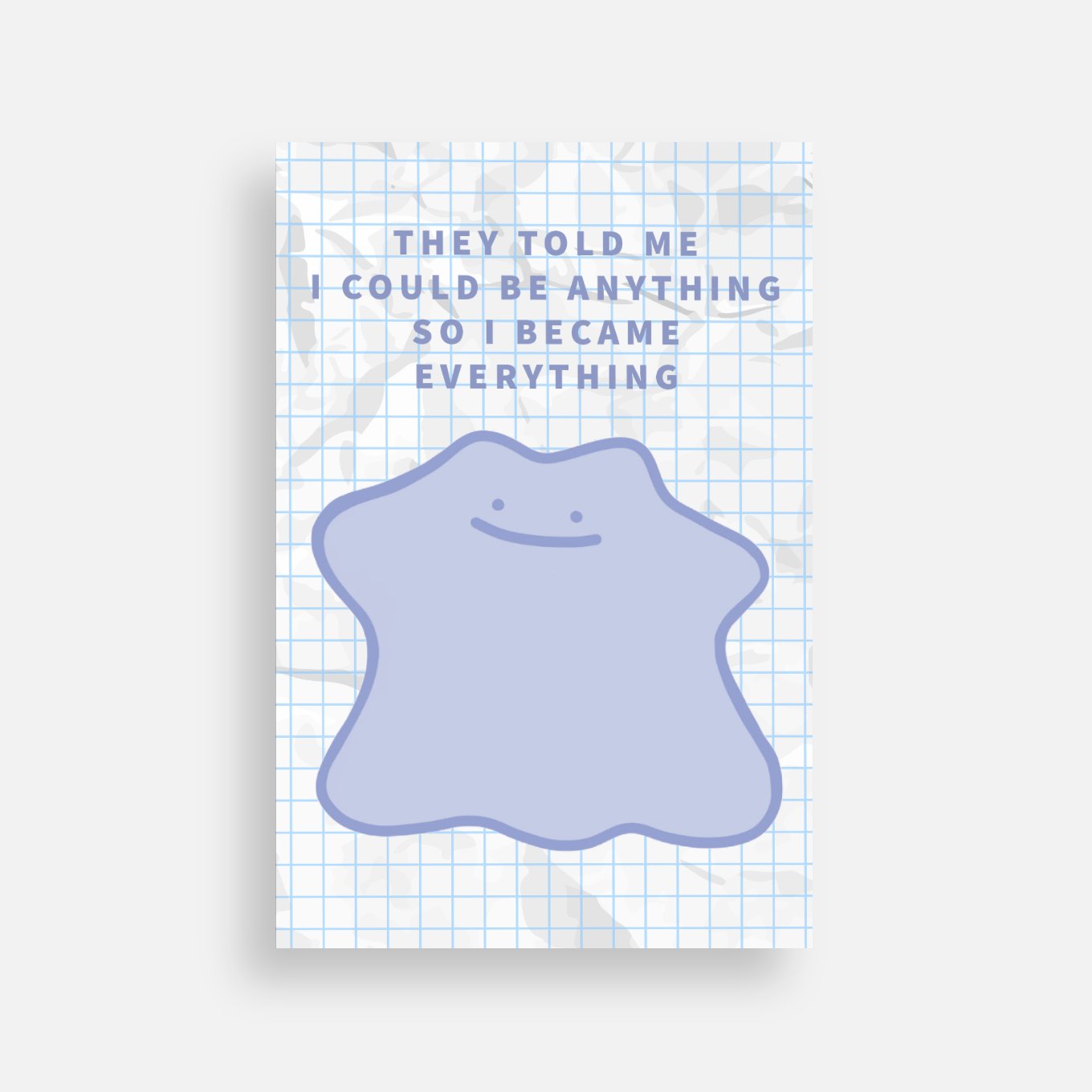I Became Everything Postcard