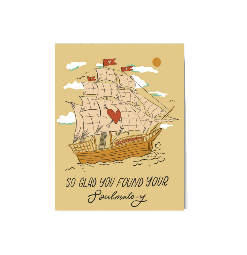Soulmate-y Wedding Card