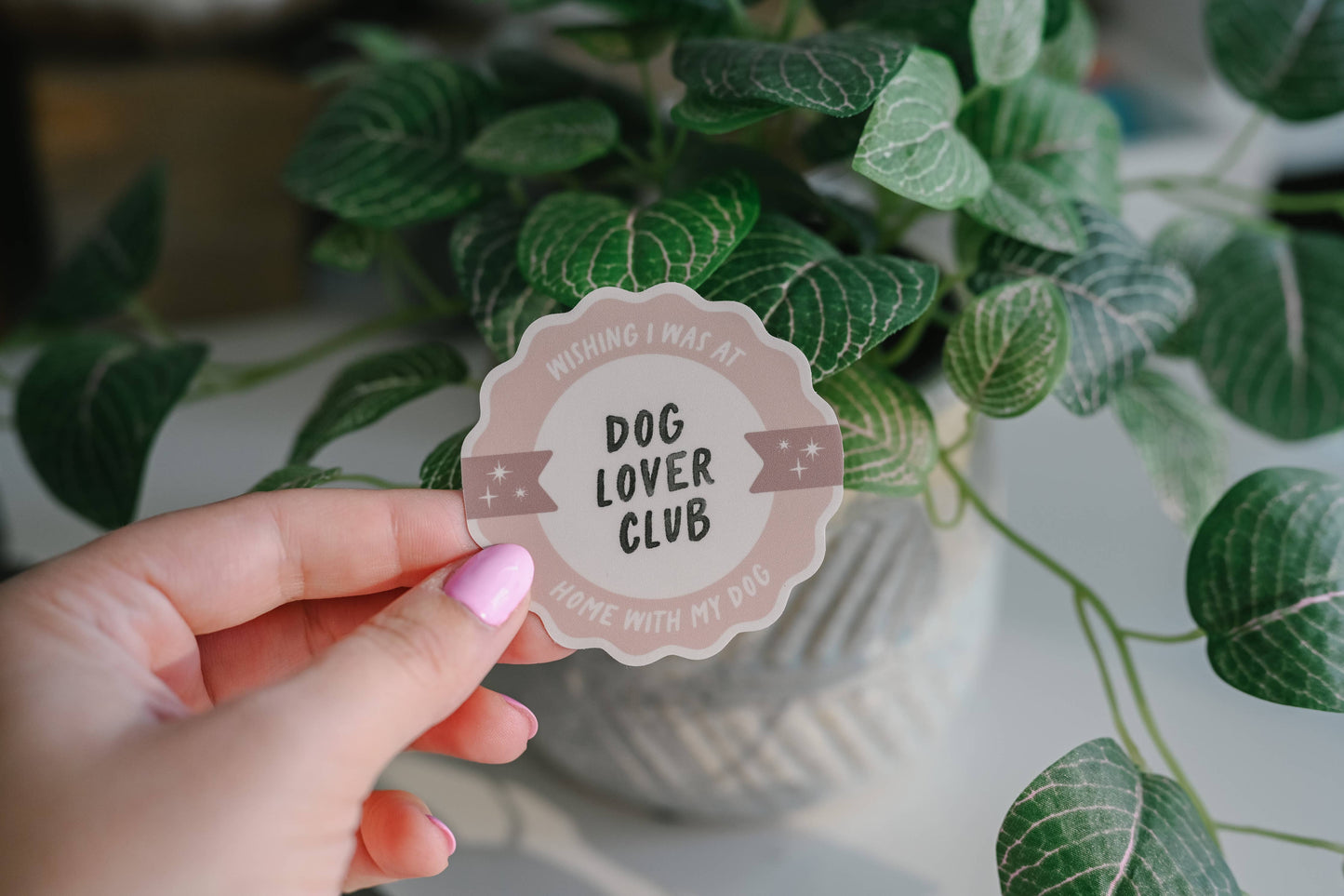 Dog Lover's Club Sticker