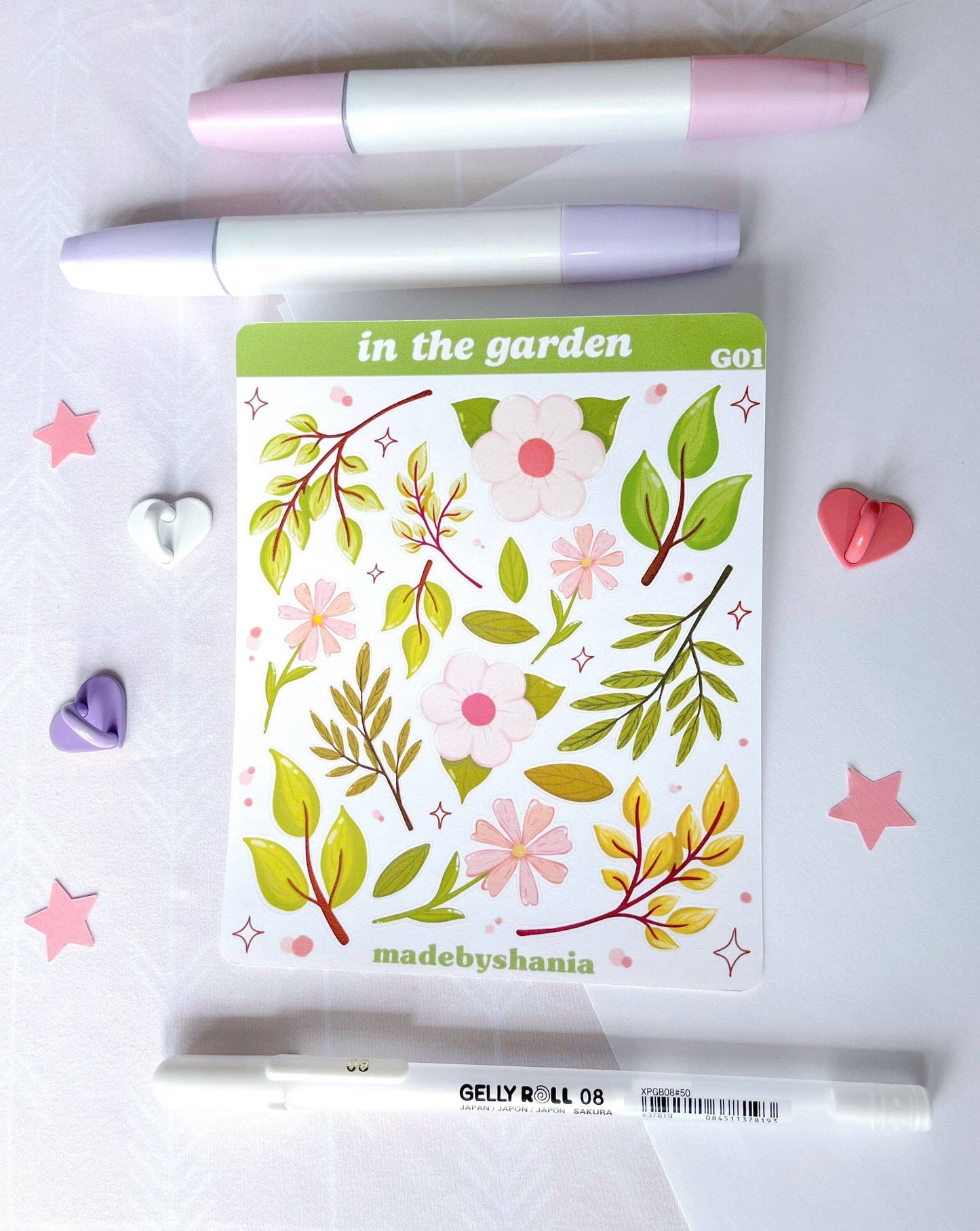 Garden Paper Sticker Sheet