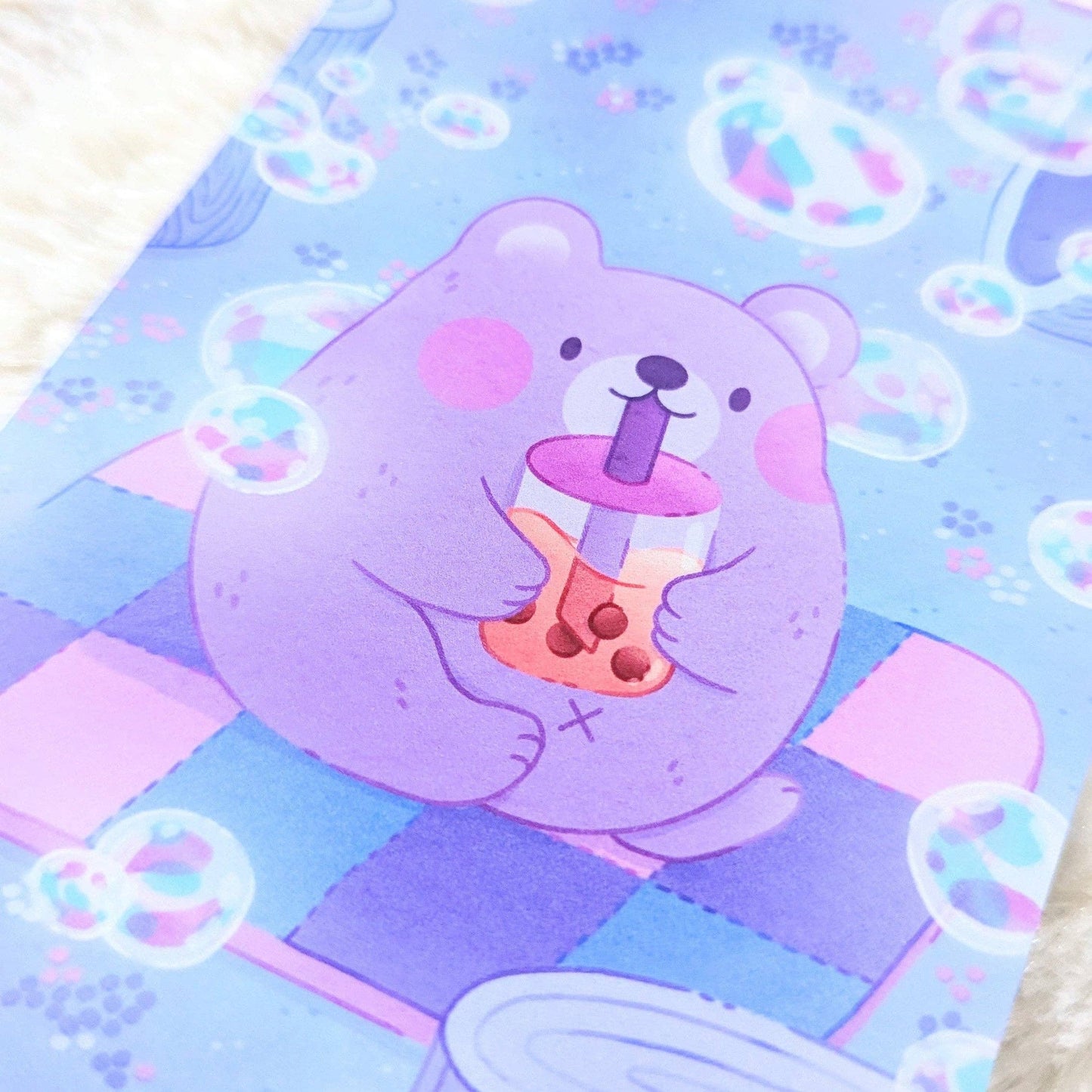 Bubbly Bear Postcard